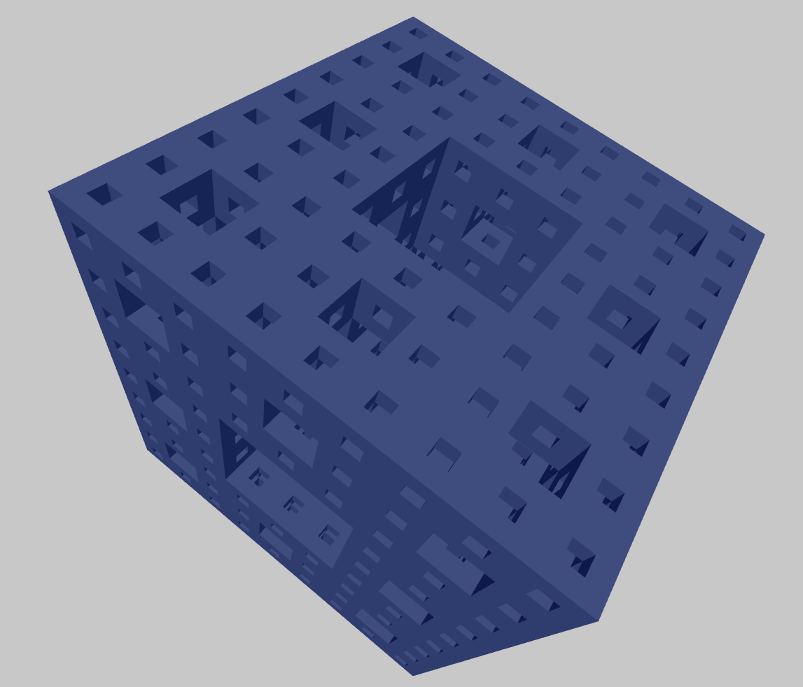 Menger Sponge Fractal